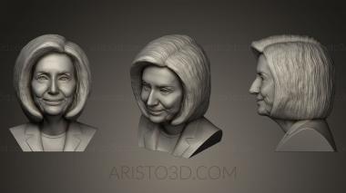 Busts and bas-reliefs of famous people (BUSTC_0445) 3D model for CNC machine